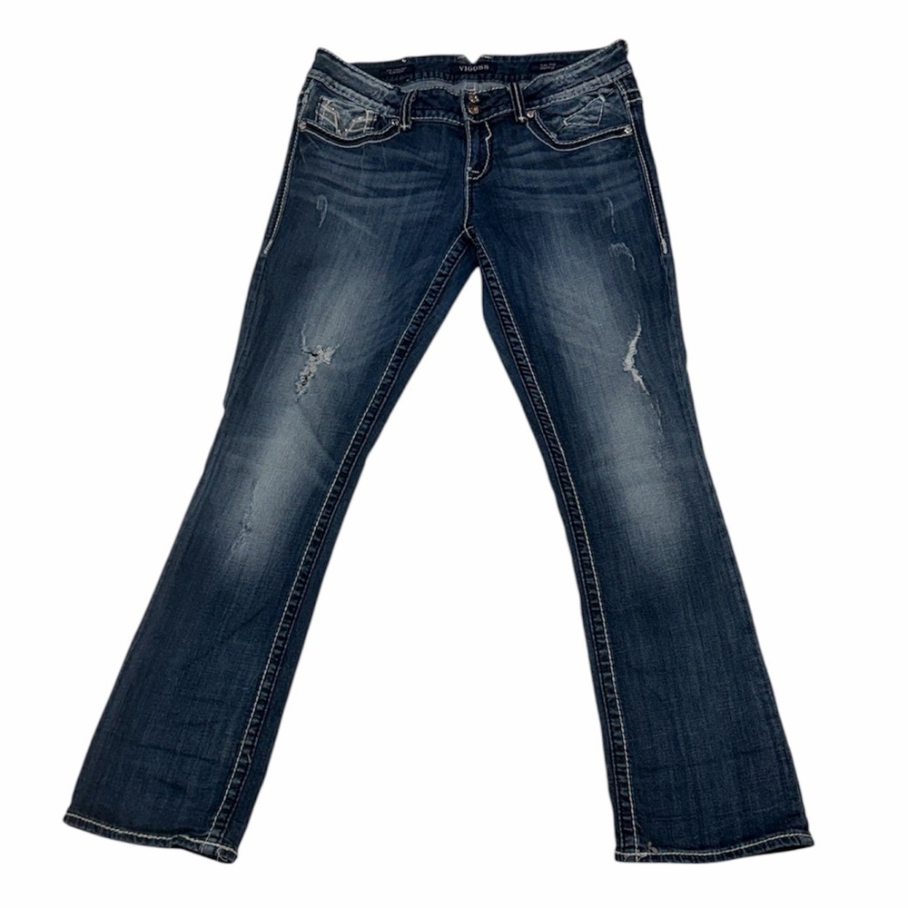 Vigoss Women's Dark Wash Boot Cut Jeans